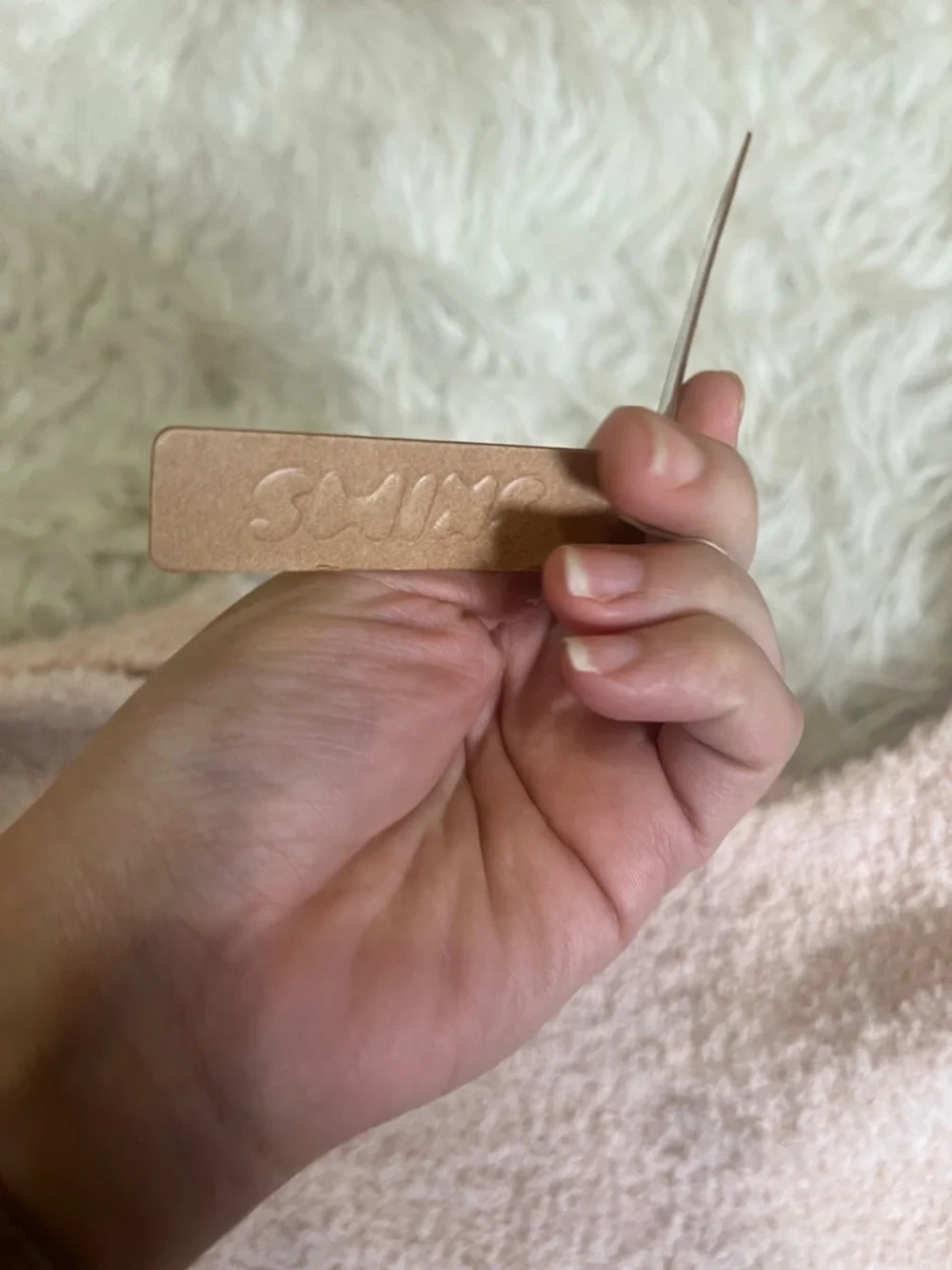 SKIMS Cozy Stretch Tank Top in Light Pink - Picture 4 of 5